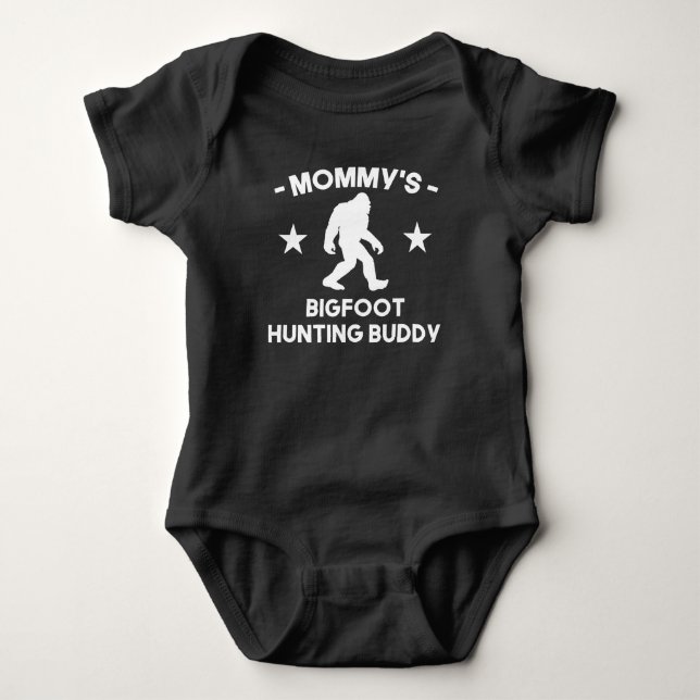 Camiseta Amigo da caça do Bigfoot da mamã (Frente)