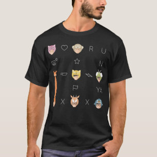 Camiseta amigo da cadeia alimentar do Running Man