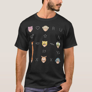 Camiseta amigo da cadeia alimentar do Running Man