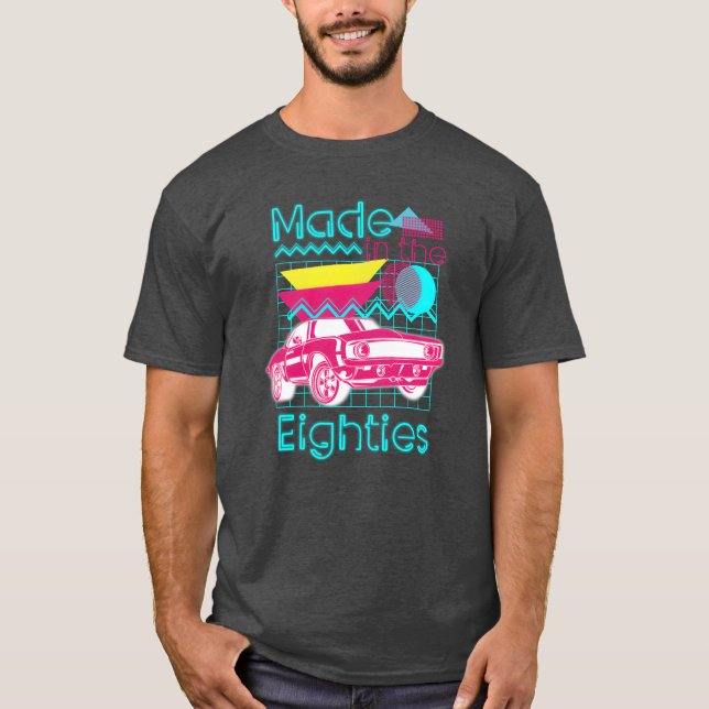 Camiseta Amigo da Cassete Disco Neon (Frente)