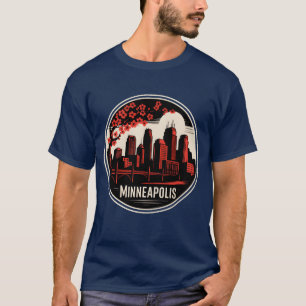 Camiseta Amigo da Cidade Minneapolis Minnesota EUA