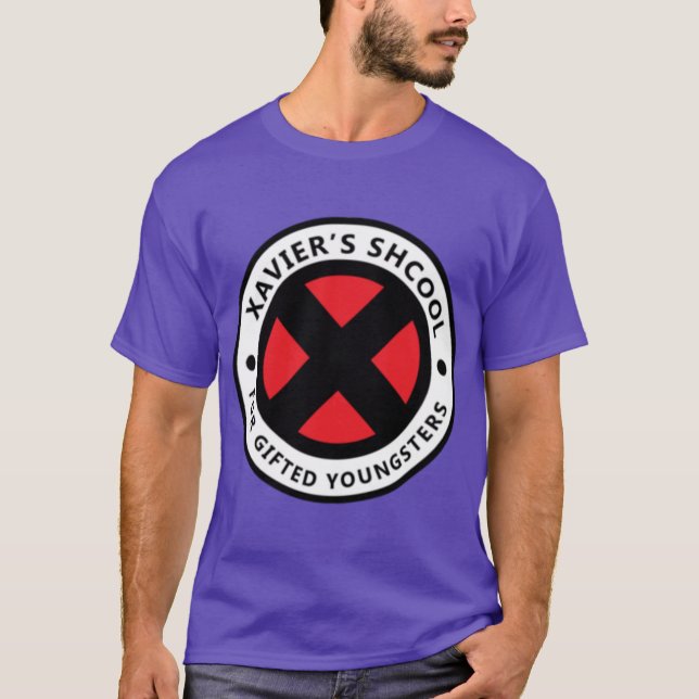 Camiseta Amigo da escola de Xavier vintage (Frente)