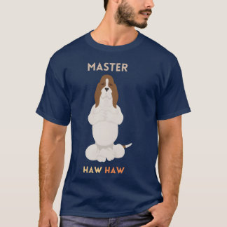 Camiseta amigo da família dos cães yoga