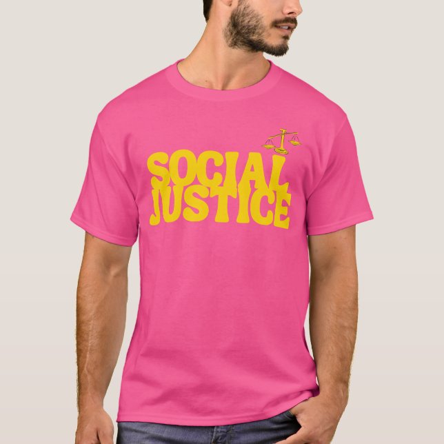 Camiseta amigo da justiça social (Frente)