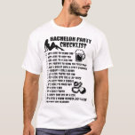 Camiseta amigo da lista de verificação do despedida de<br><div class="desc">amigo da lista de verificação do despedida de solteiro</div>
