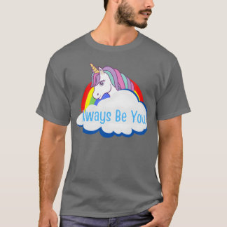 Camiseta Amigo da Nuvem do Unicorn Rainbow do Central Intel