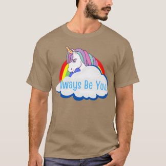 Camiseta Amigo da Nuvem do Unicorn Rainbow do Central Intel