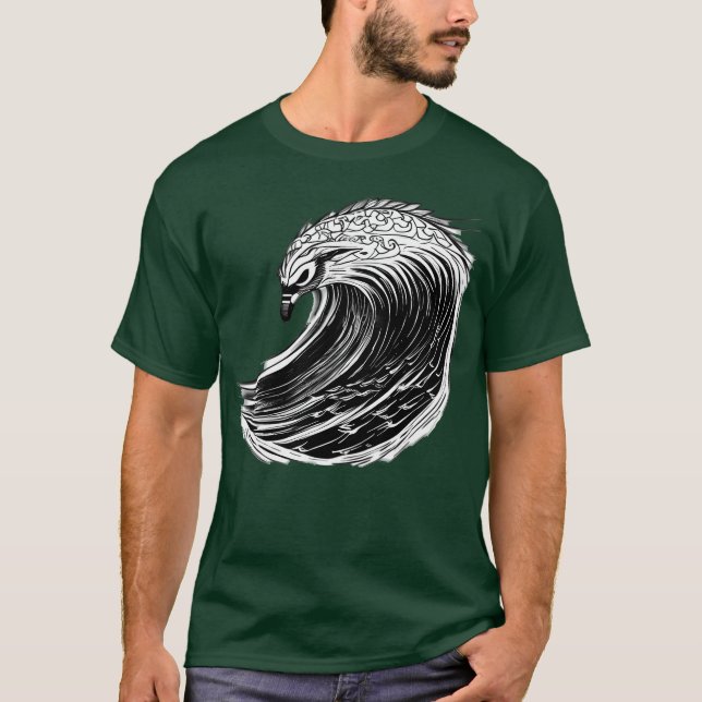 Camiseta Amigo da Onda de Pássaros (Frente)