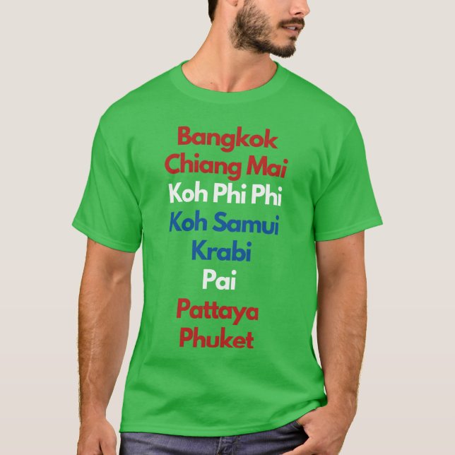 Camiseta Amigo das cidades da Tailândia (Frente)