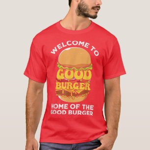 Camiseta Amigo de Animação Kawaii, Comida de Burger de Ham