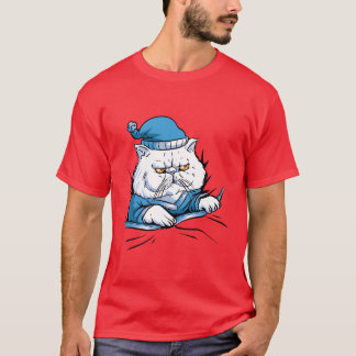 Camiseta Amigo de Gato Sonolento