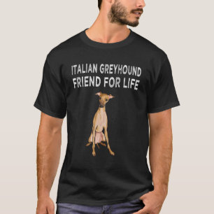 Camiseta Amigo De Greyhound Italiano Para O Amigo De Passag
