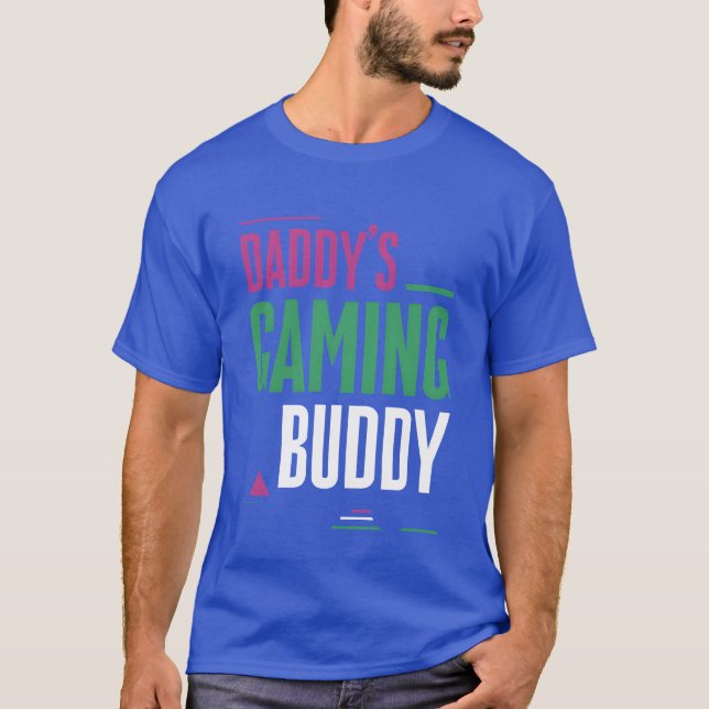 Camiseta Amigo de jogos do papai (Frente)