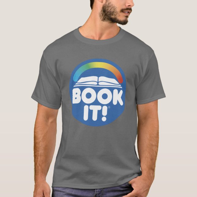 Camiseta Amigo de Leitura Escolar Book It (Frente)