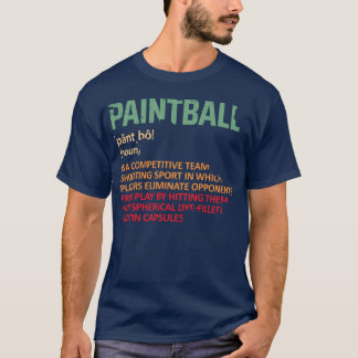 Camiseta amigo de paintball