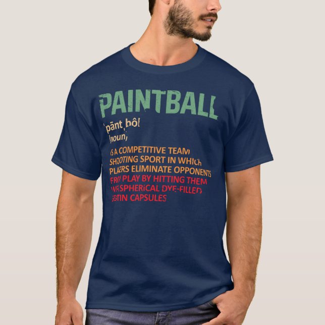 Camiseta amigo de paintball (Frente)