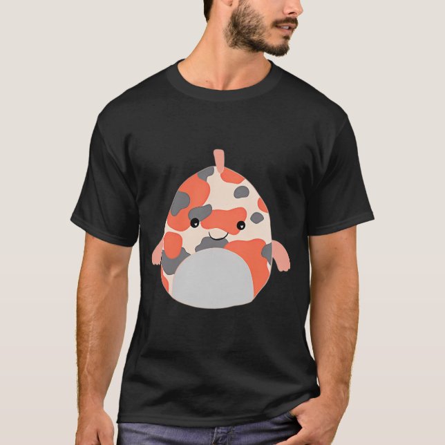 Camiseta amigo de pelúcia de peixe koi (Frente)