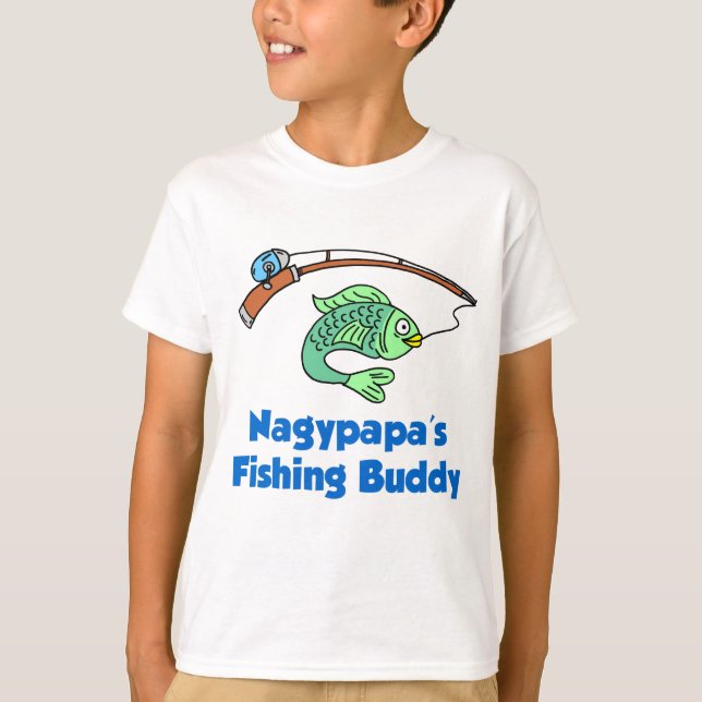 Camiseta Amigo de Pesca de Nagypapa (Frente)