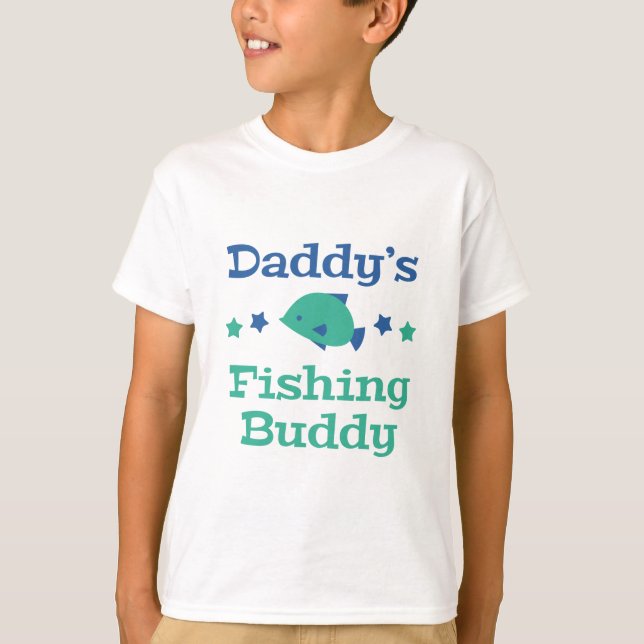 Camiseta Amigo de Pesca do Papai (Frente)