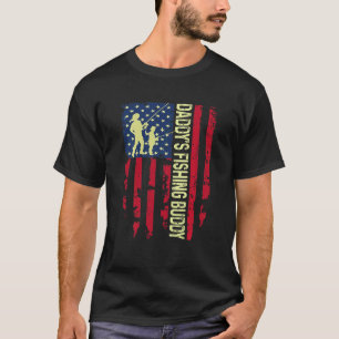 Camiseta Amigo de pesca do papai crianças time de pai e fil