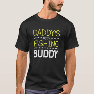 Camiseta Amigo de pesca do papai dos filhos do pescador