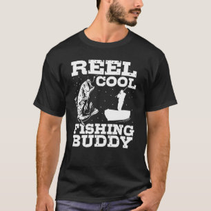 Camiseta Amigo de pesca muito fixe para homem Pai Filho Avô