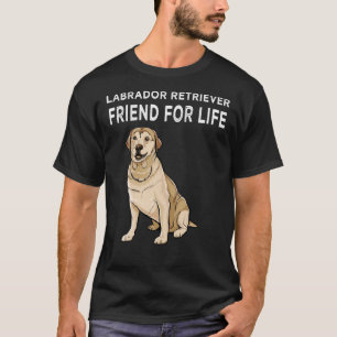 Camiseta Amigo De Retriever Labrador Para Amizade De Cachor
