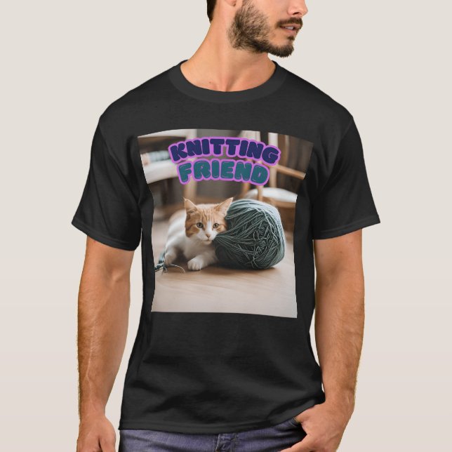 Camiseta Amigo de tricô (Frente)