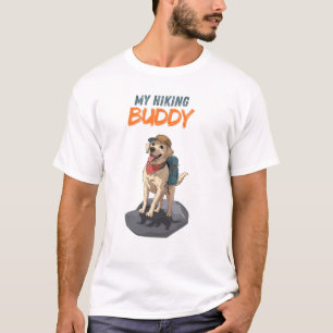 Camiseta Amigo de Trilha – Aventura do Labrador de Caça