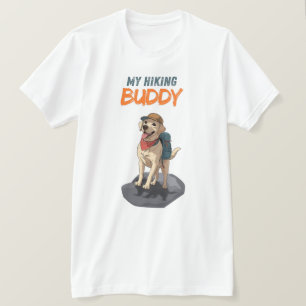Camiseta Amigo de Trilha – Aventura do Labrador de Caça