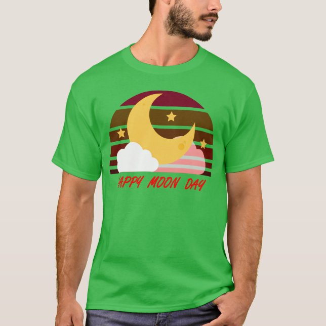 Camiseta Amigo do Dia Nacional da Lua anos 80 (Frente)