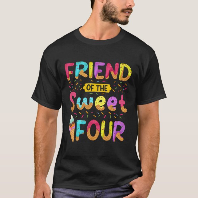 Camiseta Amigo Do Doce Quatro 4º Sorvete Py (Frente)