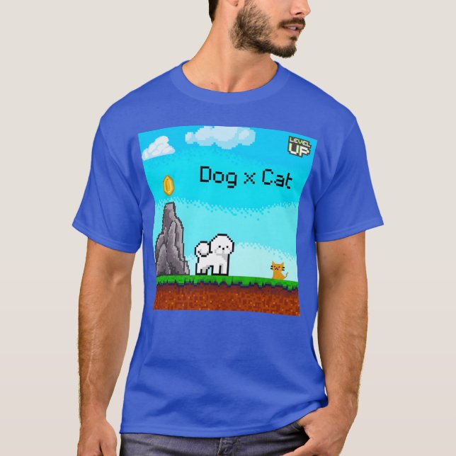 Camiseta Amigo do gato cachorro (Frente)