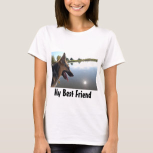 Camiseta Amigo do german shepherd
