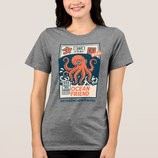 Camiseta Amigo do Oceano (Frente)