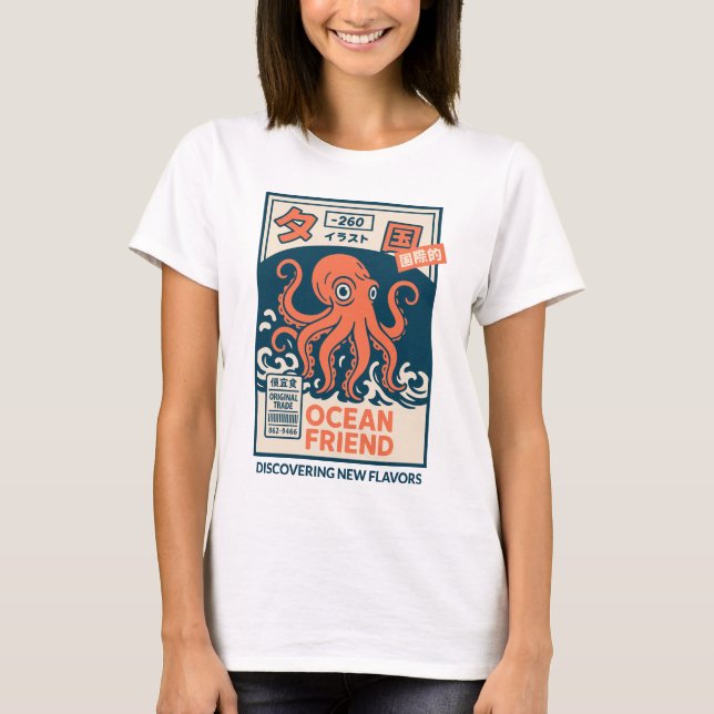 Camiseta Amigo do Oceano (Frente)