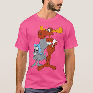 Camiseta Amigo do Rocky e do Bullwinkle