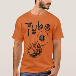 Camiseta Amigo do Tuba Halloween Cobwebs