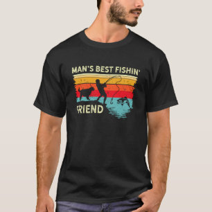 Camiseta Amigo Dourado do Pescador Melhor Amigo do Homem