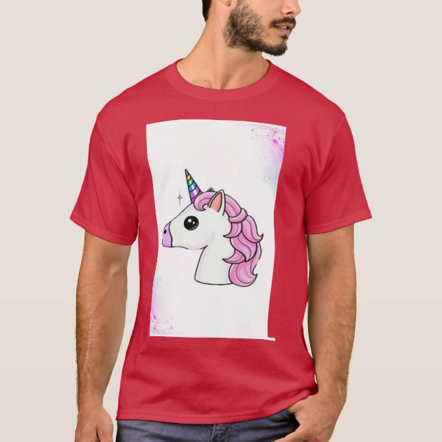 Camiseta Amigo emoji de unicórnio (Frente)