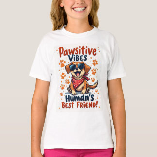 Camiseta Amigo Fiel do Humano Cachorro Fofo