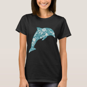 Camiseta Amigo Golfinho Floral
