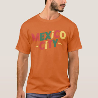 Camiseta Amigo Letras Coloridas Lembrança Cidade Meico