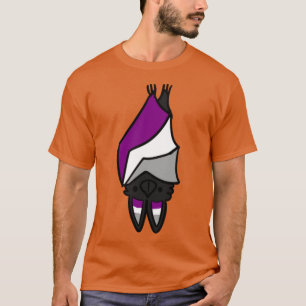 Camiseta amigo morcego do orgulho assexual