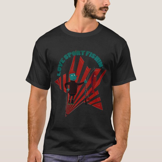Camiseta amigo pescador do papai (Frente)