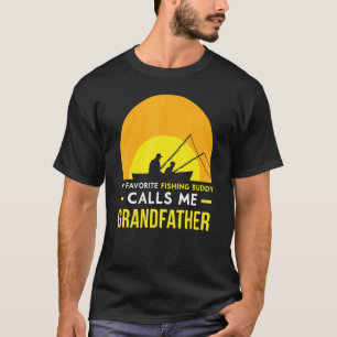 Camiseta Amigo Pescador Me Chama de Avô Fisher Peixe Sex Fr