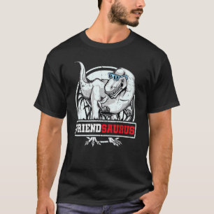 Camiseta Amigo Saurus rex Dinossauro Amigo da Família Sauru