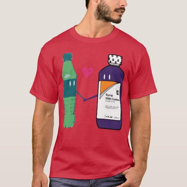 Camiseta amigo xarope de amor (Frente)
