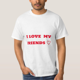 Camiseta Amigos ❤️ ❤️ ❤️
