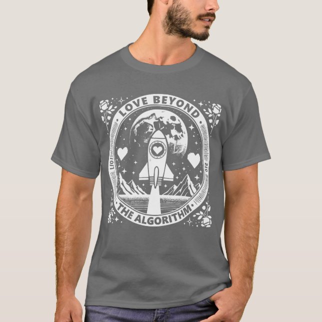 Camiseta Amigos além do algoritmo do amor (Frente)